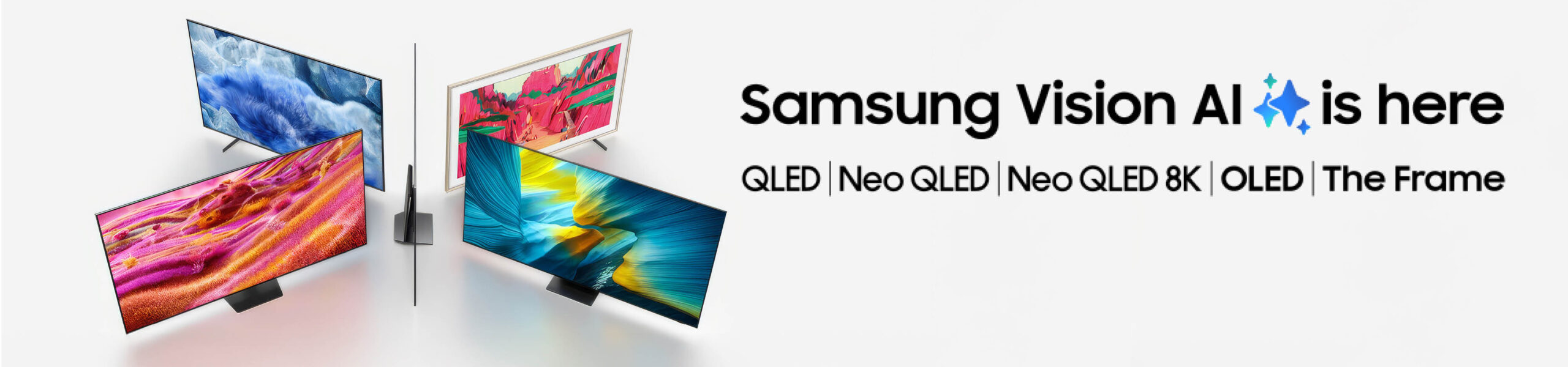 טלוויזיות סמסונג ניופרו סמסונג VISION AI QLED OLED NEO QLED